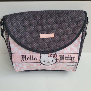 Sanrio Hello Kitty 2013 Tupperware Shoulder Bag Pink & Black Messenger b…